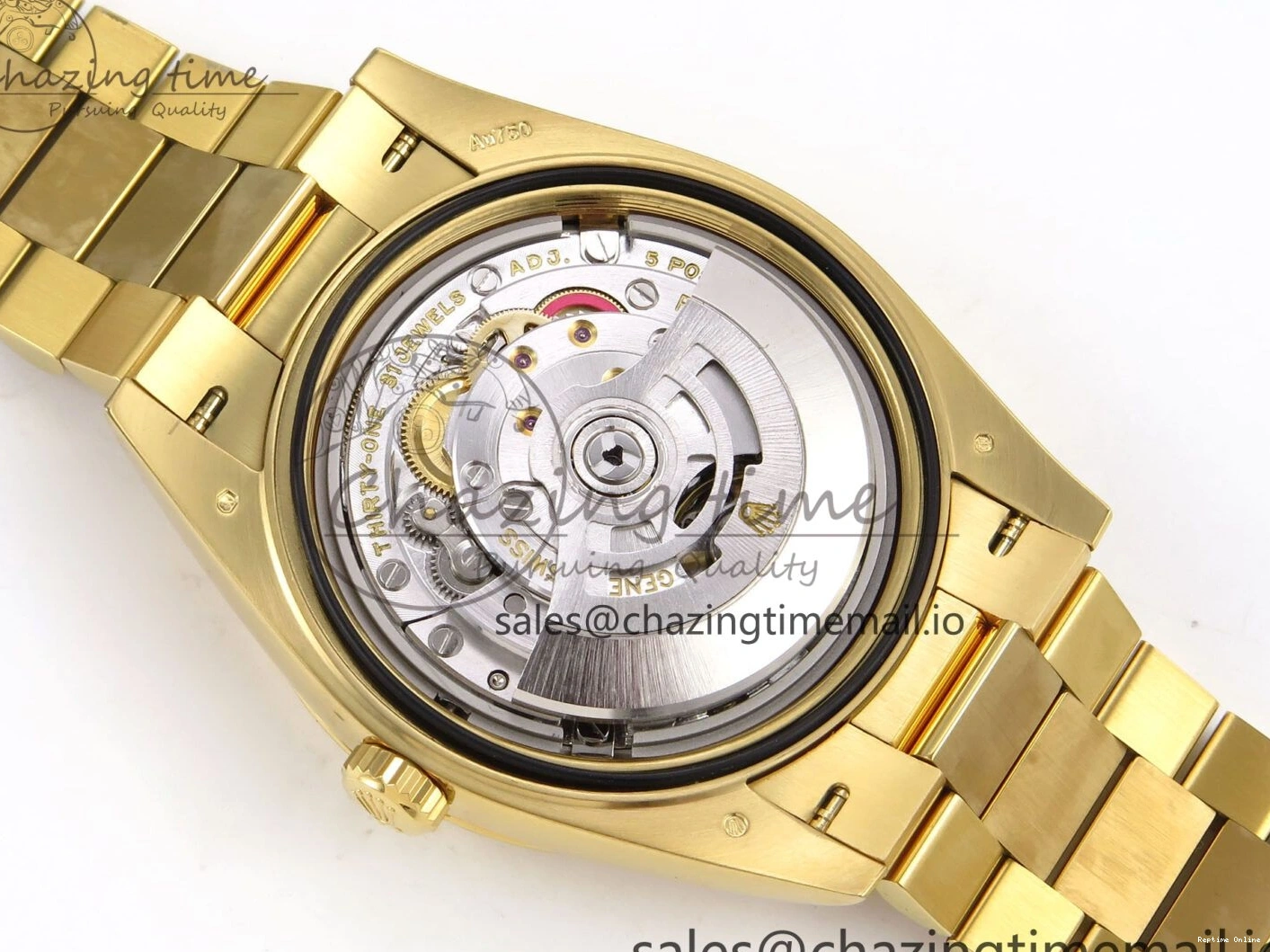 0508 Tailored Day Date 40 YG 228238 THBF 1:1 Best Edition YG Dial on President Bracelet VR3255 (Gain Weight) 952
